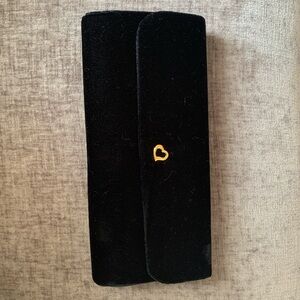 Vintage Victoria’s Secret black velvet clutch